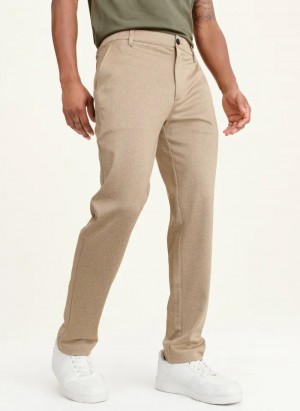 Black Men's Dkny Novelty Fabric Chino Pants | 123HFBYZL