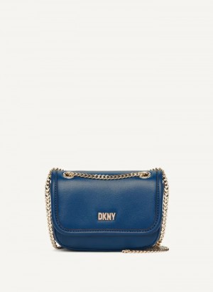Blue Women's Dkny Porter Micro Mini Bags | 571UOTFSW