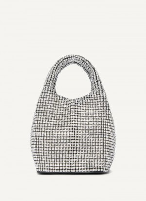 Clear Women's Dkny Gwen Crossbody Bags | 619TFCKRS