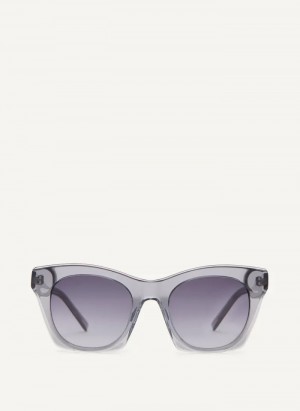 Grey Accessories Dkny Cat Eye Sunglasses | 152UFJVKI
