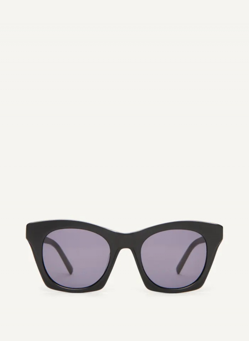 Black Accessories Dkny Cat Eye Sunglasses | 871LMVWTA