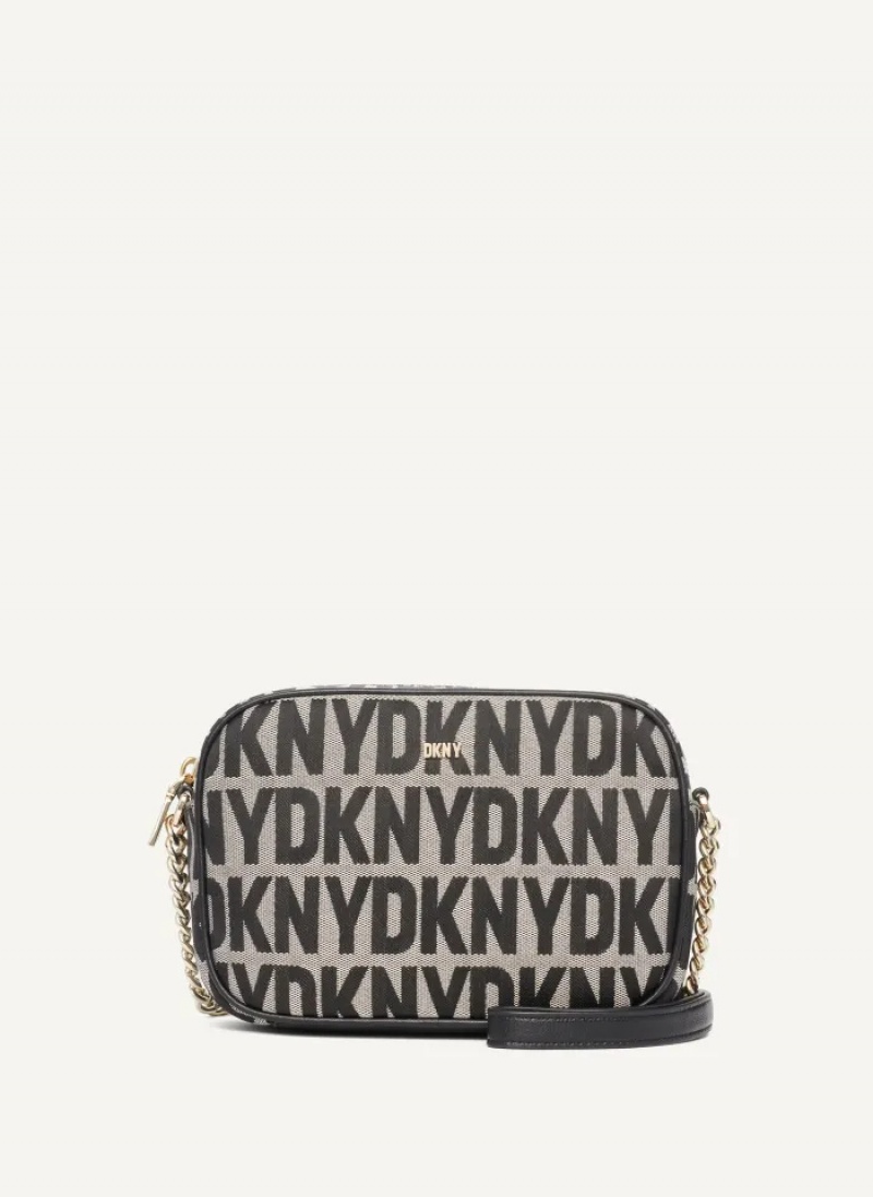 Black Logo/Black Women\'s Dkny Sara Camera Bag | 327VTQDEG