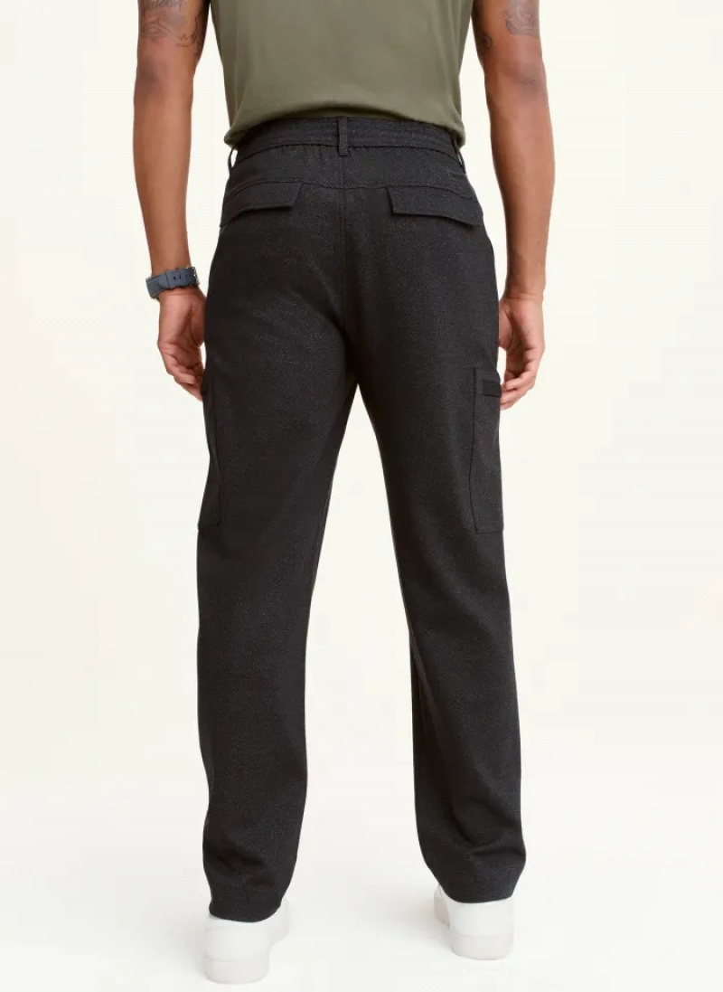 Black Men's Dkny Hybrid Modern Cargo Pants | 637HNAZDR