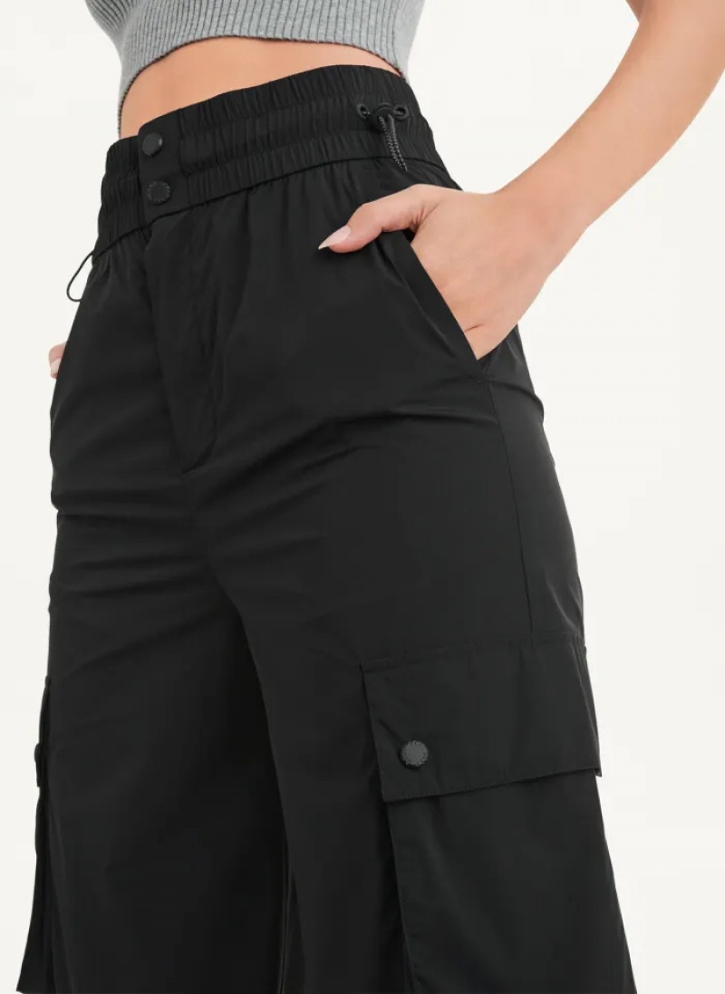 Black Women's Dkny Cargo Pants | 192AMFBWQ