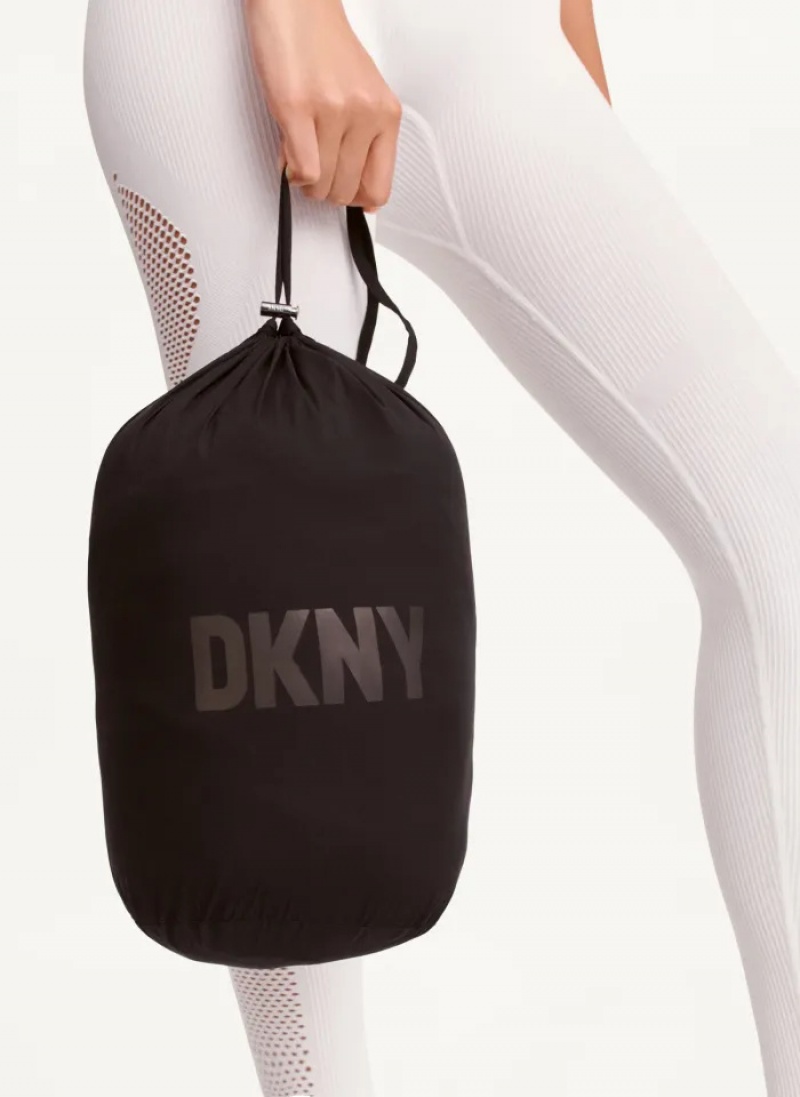 Black Women's Dkny Packable Vestie Walker Jacket | 047YDNVMS