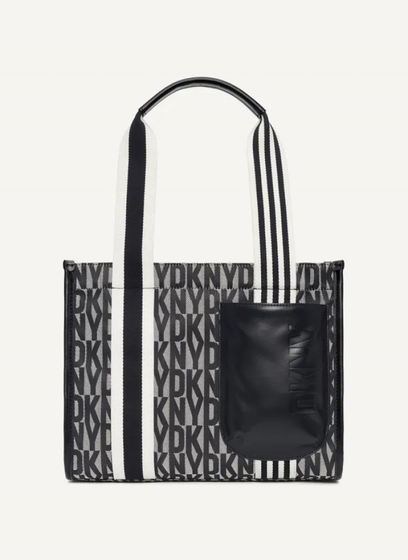 Black Women\'s Dkny Prospect Medium Tote Bags | 415FPYROJ