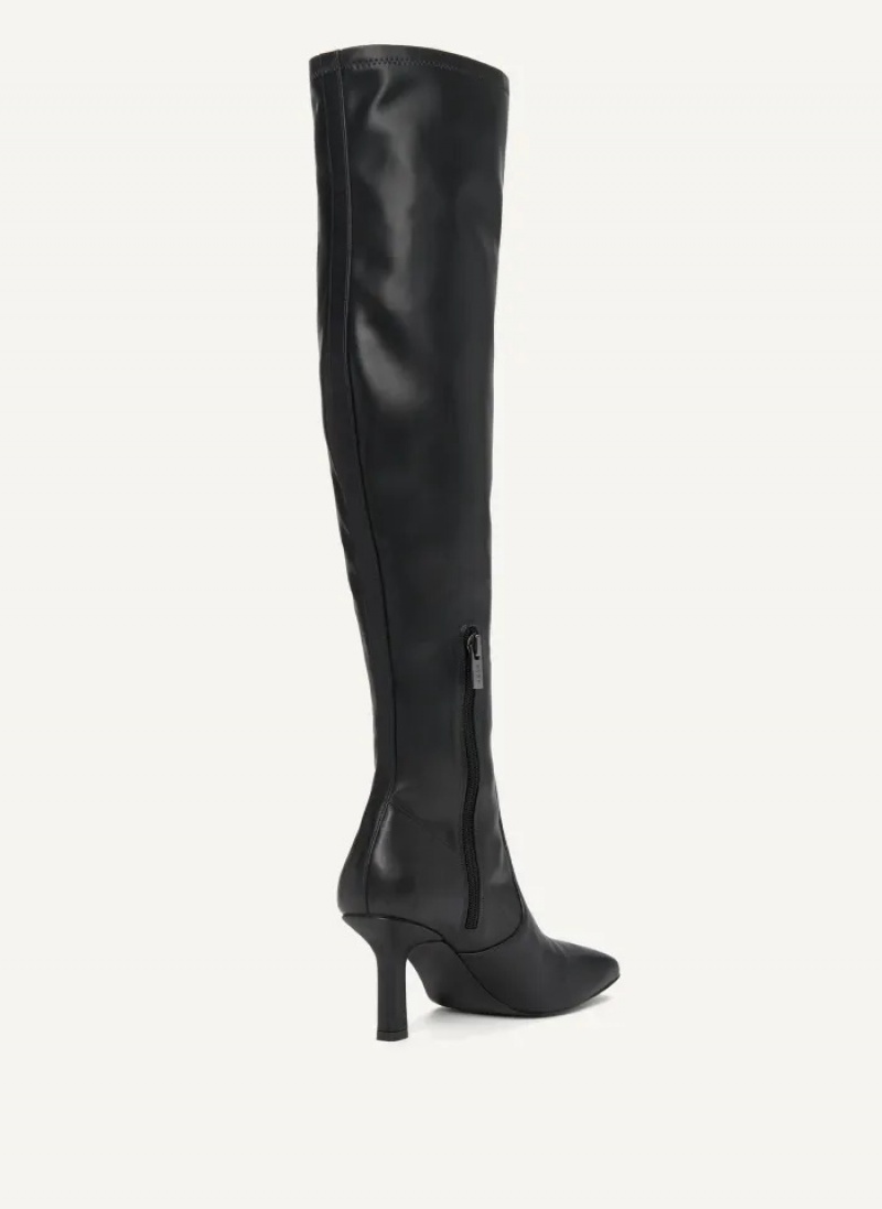 Black Women's Dkny Tall Stretch Boots | 239VKCNPR