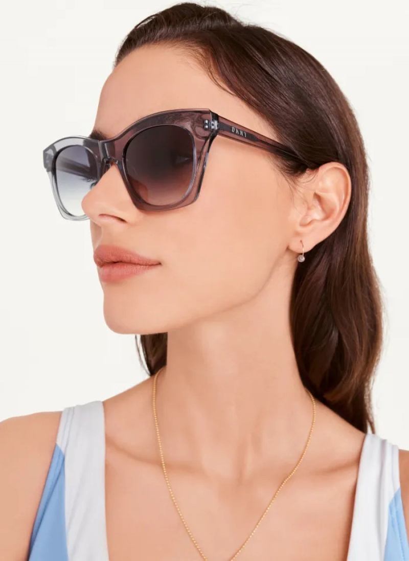 Blush Combo Accessories Dkny Cat Eye Sunglasses | 978WTQYEZ