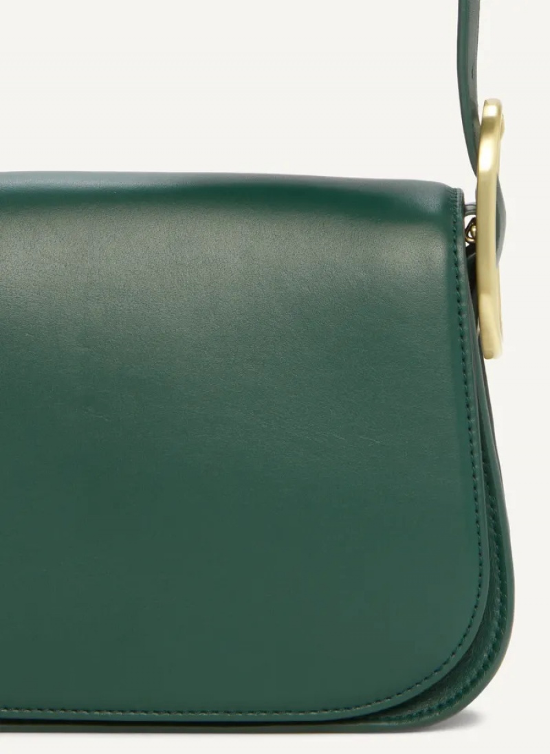 Green Women's Dkny Saddle Bags | 871IVYBQU