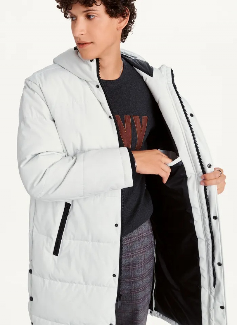 Ice Men's Dkny Long Puffers | 184HLSXIC