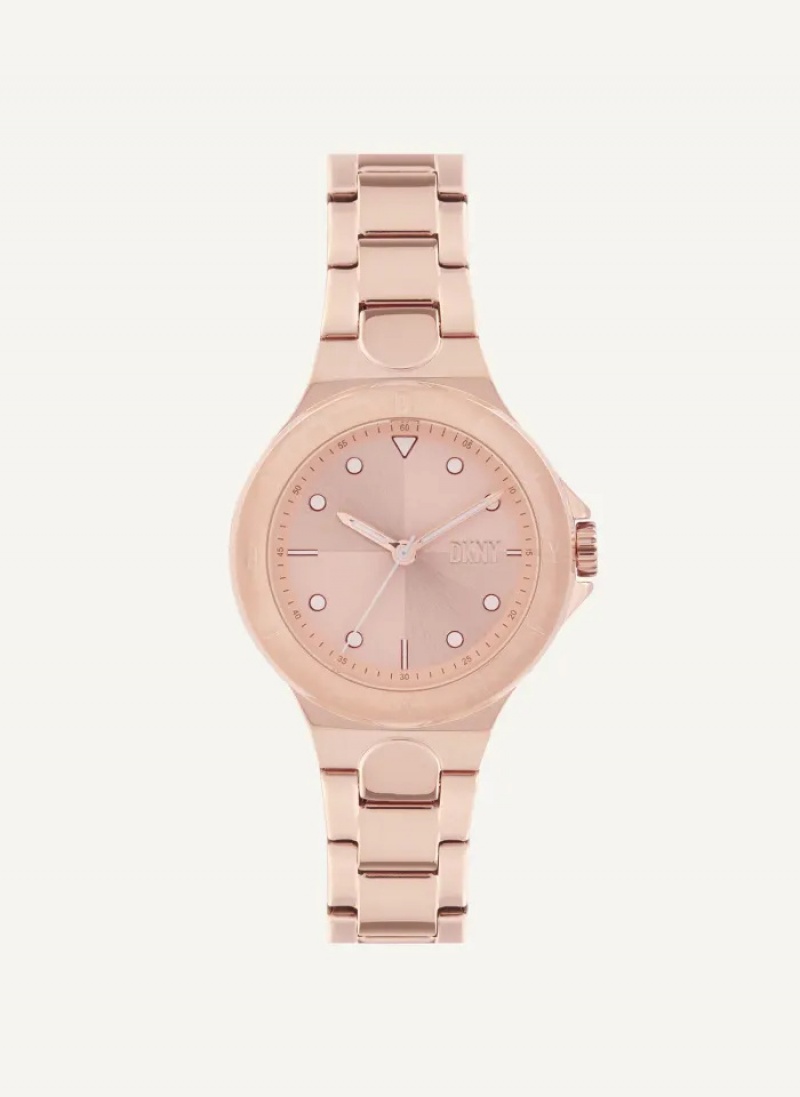 Rose Gold Accessories Dkny Chambers Watch | 691TQYGAC