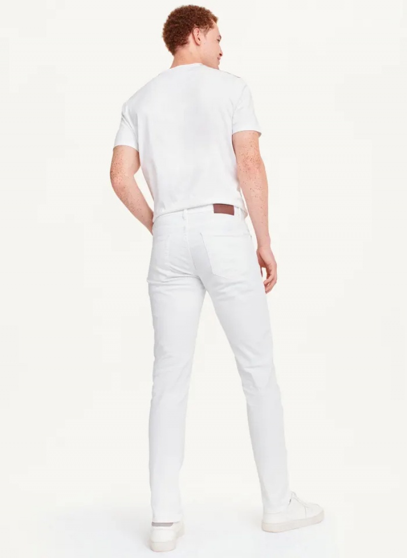 White Men's Dkny Skinny Jeans | 754JNLUMV