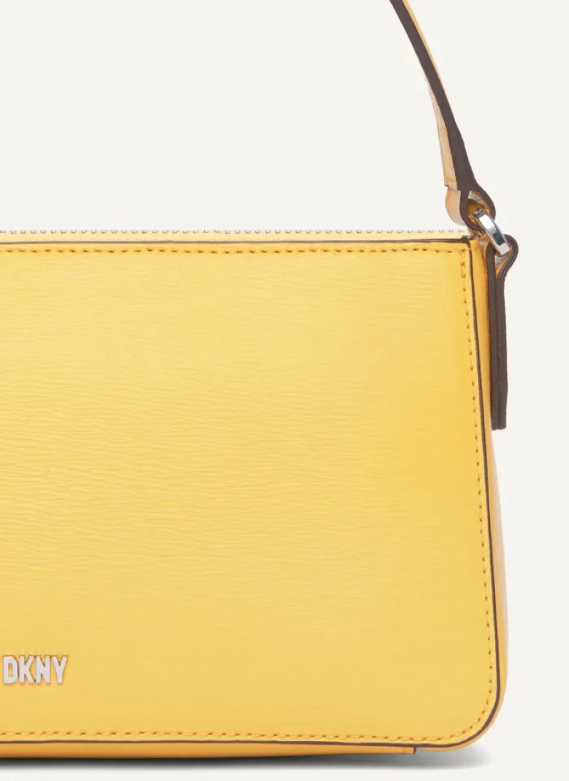 Yellow Women's Dkny Irina Demi Shoulder Bag | 379LEJCRF